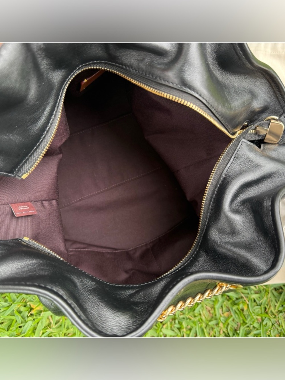 Coach Black Evelyn Shoulder Bag - Picture 8 of 10
